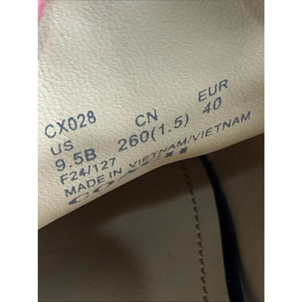 Coach Lyla Platforms Derby Oxford Women’s Sz 9.5B/EU 40 Black Leather Shoes